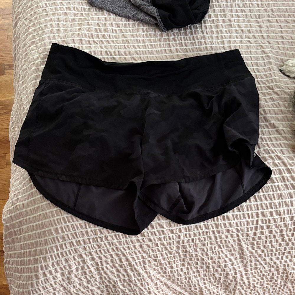Women's Black Athletic Shorts
